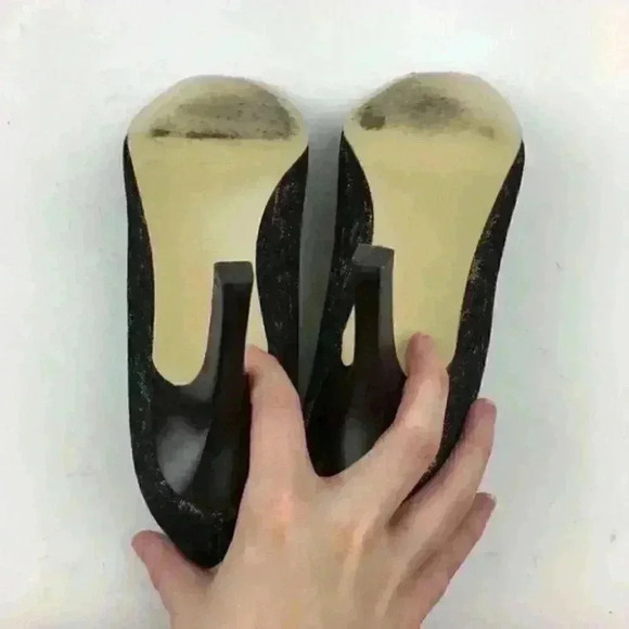 Nickels Soft Heel 7.5 Kalel Cheetah Print Peep Toe - Picture 5 of 8